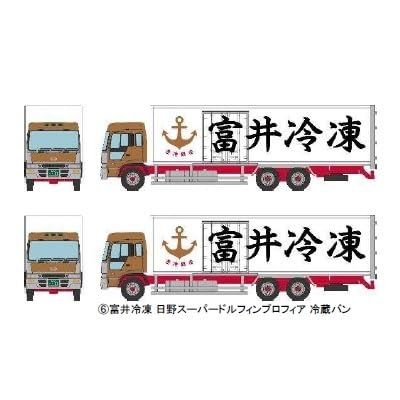 日野ドルフィンプロフィア冷凍ウィングバントラック　トラックコレクショントレーラー Amazon.co.jp: TEC トラックコレクション 13弾 142 富井冷凍 日野